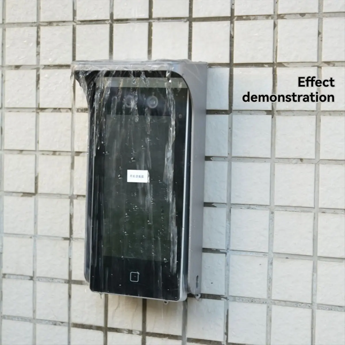 

(A32M) Universal Rainproof Cover Outdoor Waterproof Sun Protection Cover for 7inch Face Recognition Access Control Device