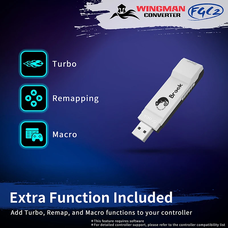 Brook Wingman FG2 コンバーター Brook Wingman FGC 2 Native PS5 Converter for PS5/PS4/XBox Series X