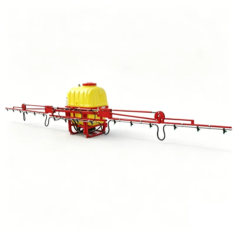 Tractor Mounted Boom Sprayer with Foldable Wings for Row Crops
