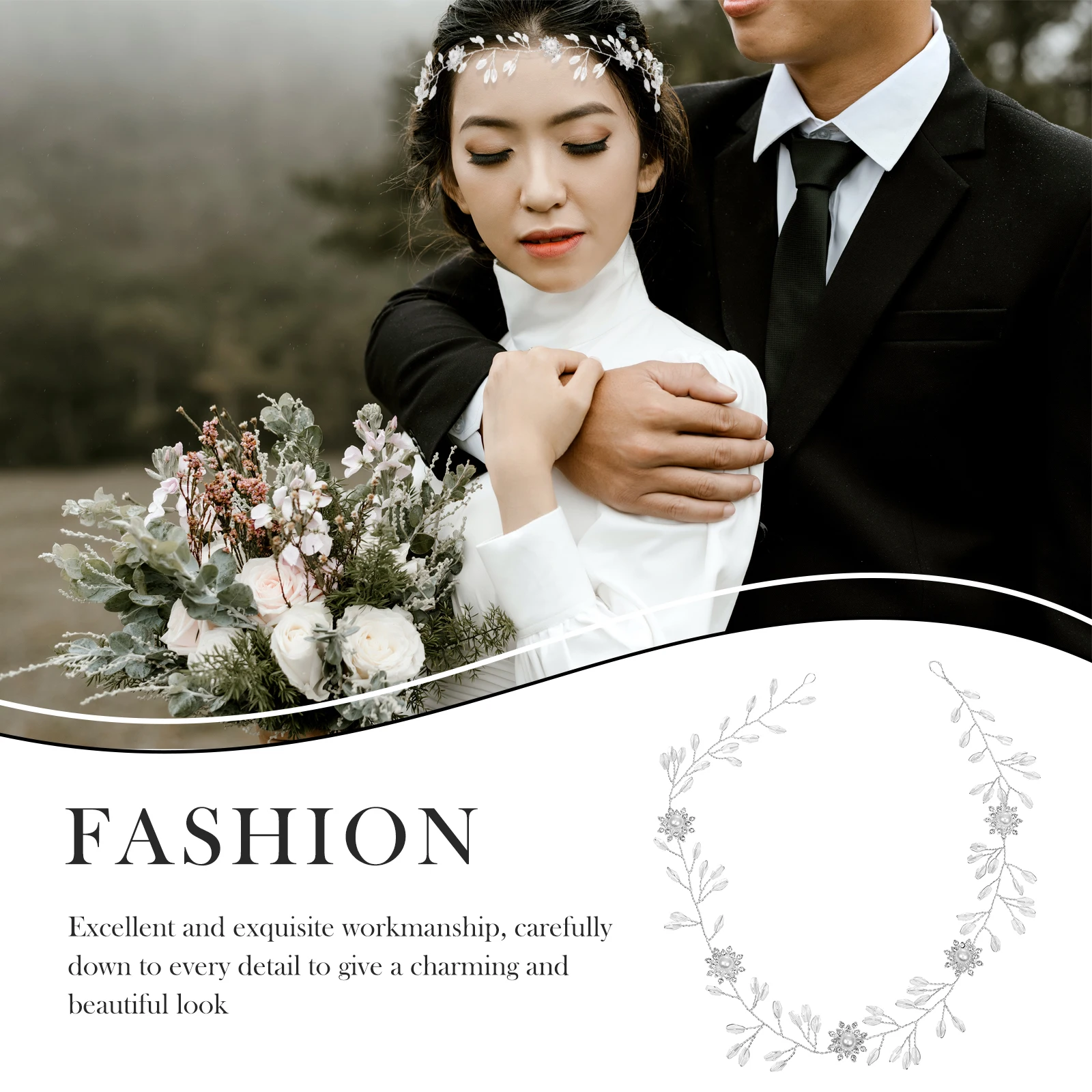 

Crystal Headb Crown Rhinestone Wedding Bridal Elegant Decor H crafted Alloy Hairstyle Accessories For Prom Party