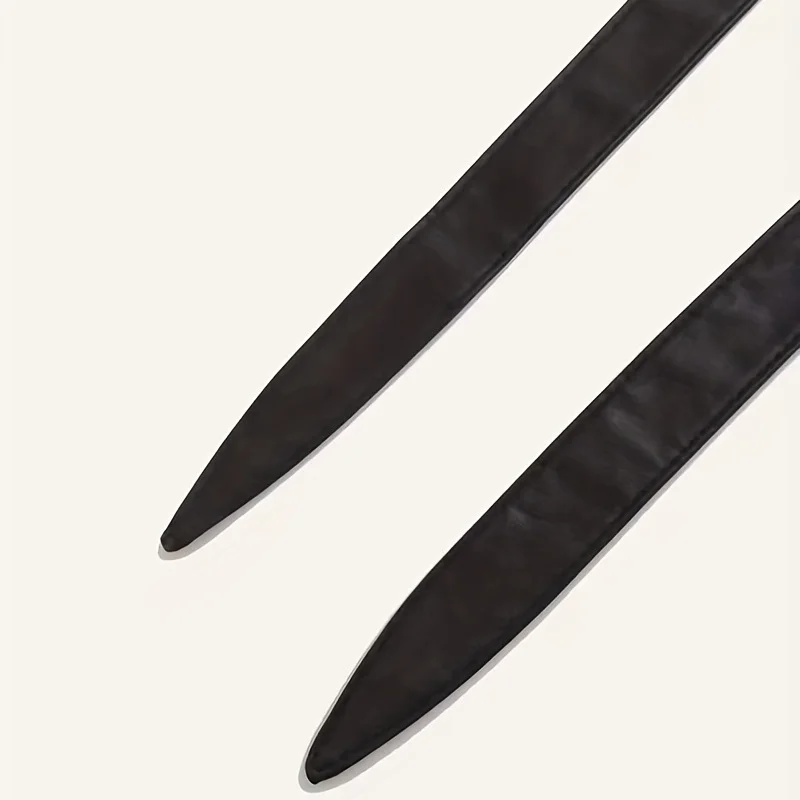 女性用無地PUワイドベルト、蝶ネクタイベルト、エレガントな装飾ベルト、クラシック