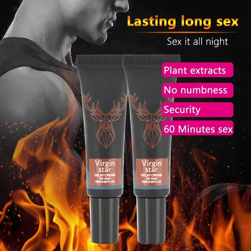 Men Sex Delay Cream Extended Time Sex Lube Oil Long Lasting Time Retardant for Men Sex Prevent Premature Ejaculation Aphrodisiac