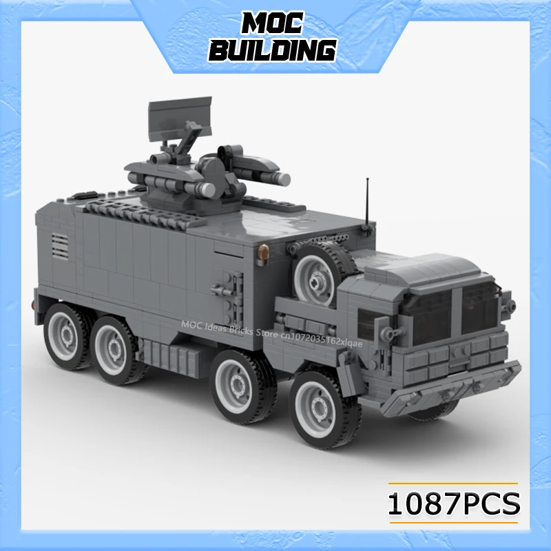 

Строительные блоки MOC, военная серия, модель внедорожного грузовика, сделай сам, сборка кирпичей, оружие для самолета, автомобиль, коллекция игрушек, рождественские подарки