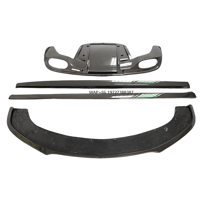 

for 12-14 Continental GT 4.0 Displacement Upgraded V8 S Style Carbon Fiber Front Lip Side Skirts and Rear Diffuser