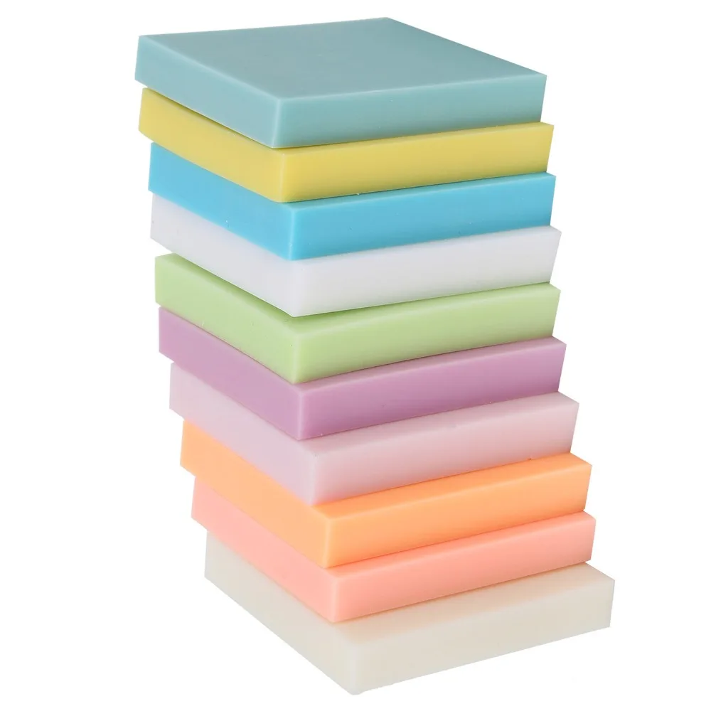 

Набор из 10 мягких резиновых блоков для гравировки, разноцветные квадратные блоки для изготовления штампов, легко гравируемые, для начинающих, для самостоятельного изготовления штампов