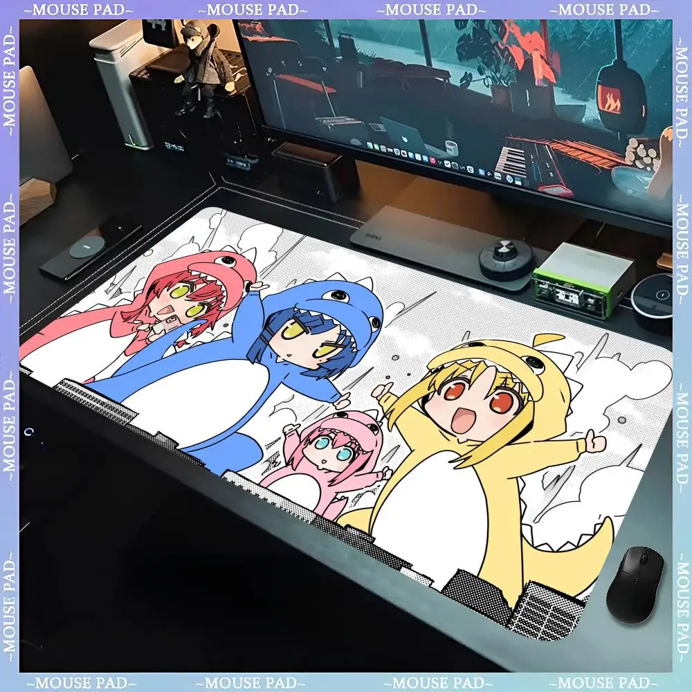بوتشي ذا روك! لوحة الماوس الكبيرة PC الكرتون الألعاب الملحقات حامي مكتب مكتب للحاسوب شخصي حصيرة السجاد مسند الماوس وسادة مكتب Cs
