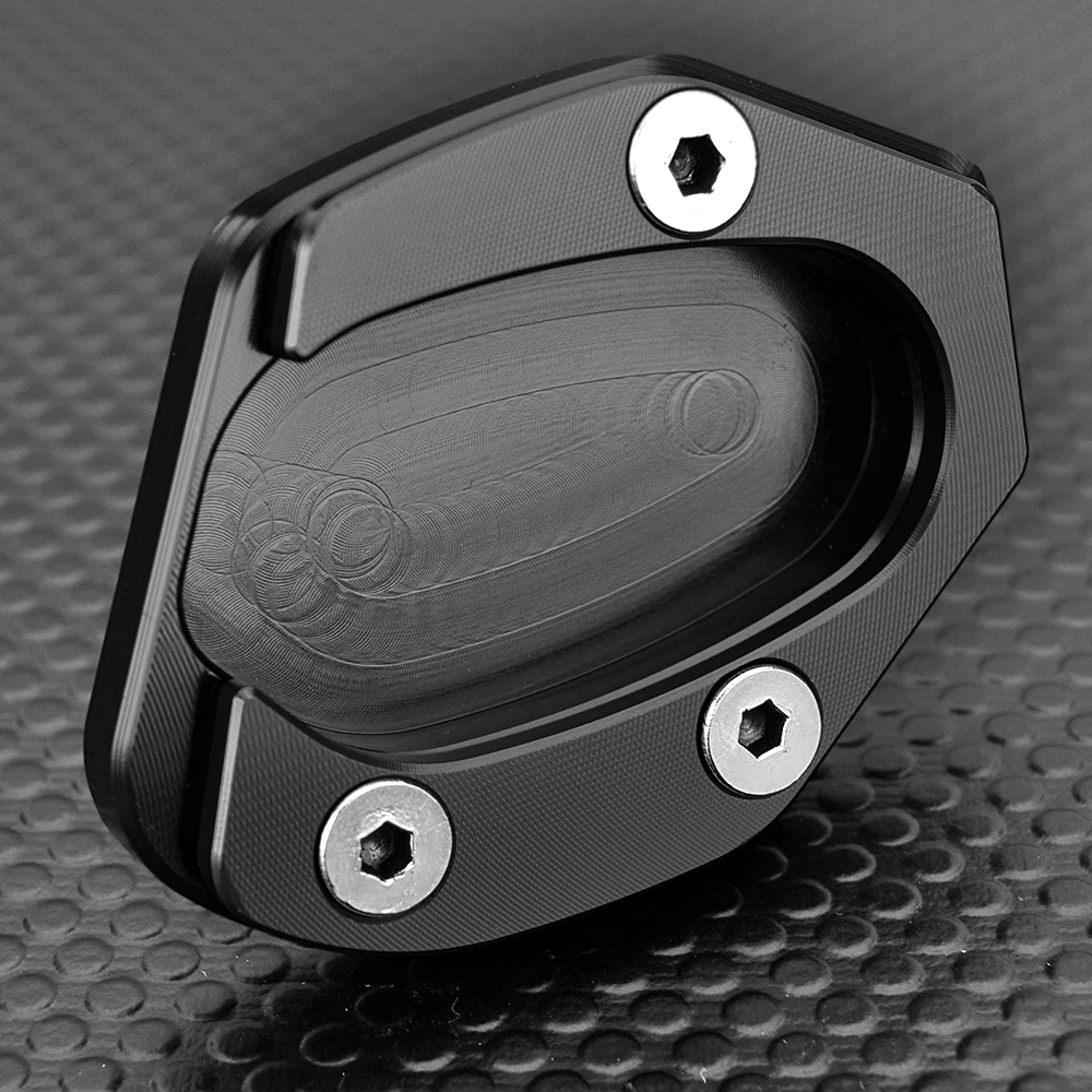 For Triumph Speed Twin 1200 Thruxton 1200/1200R Motorcycle Kickstand Extension Plate Foot Side Stand Enlarge Pad
