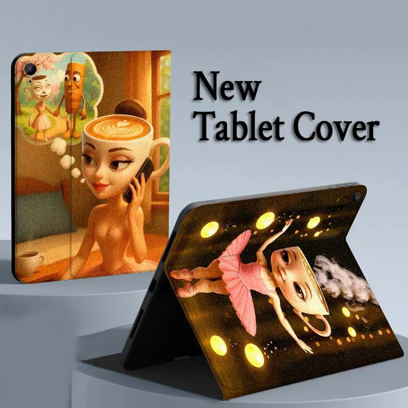 

Tungtungtung Anime Art Tablet Case For Samsung Galaxy Tab A A7 A8 A9 A11 S6 S11 Lite Plus 10.1 10.4 10.5 Inch