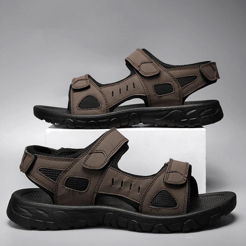 

Men's Shoes Outdoor Comfortable Men Casual Shoes Summer Mens Sandals Non-slip Beach Shoes New Man Flip Flops Plus Size Sandals