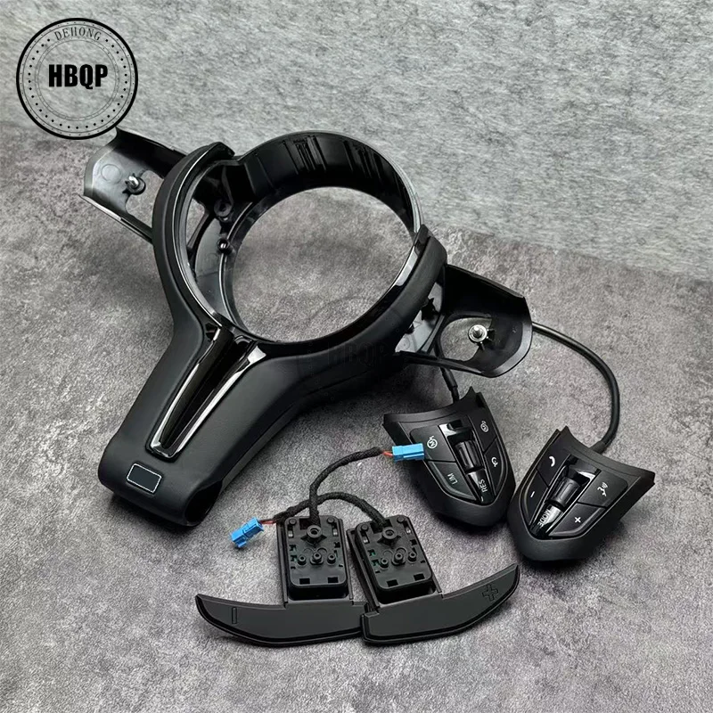 Suitable for BMW F01 F07 F10 F15 F16 F20 F21 Steering Wheel Accessory Combination with Cover Button Paddles