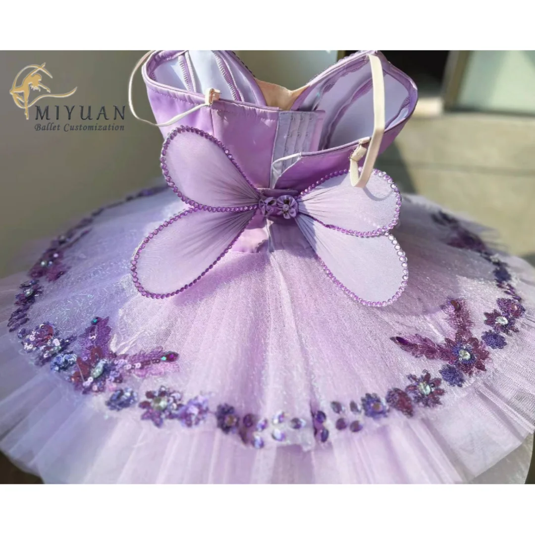 2023 Sleeping Beauty Lilac Purple Fairy tutu for adults and children Professional performance competition women costume customiz