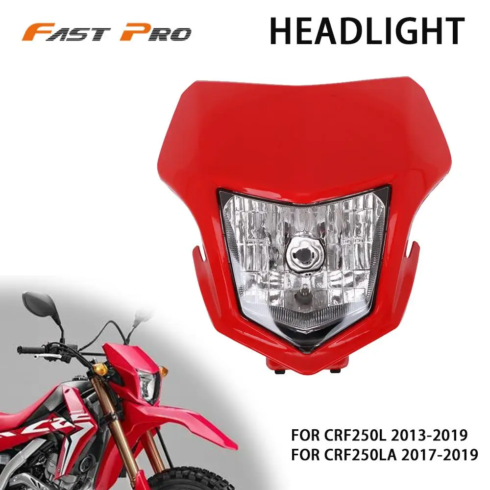 Headlight Headlamp Head Lamp Motorcycle Accessories For HONDA CRF250L 2013-2019 CRF250LA 2017-2019 CRF 250L 250LA Dirt Bike