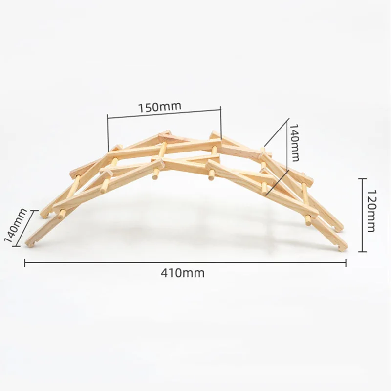 DIY Assembly Beili Bridge Model Kits Montessori Educational Wooden Toys Science Learning Experiment Children Toys Game Gifts