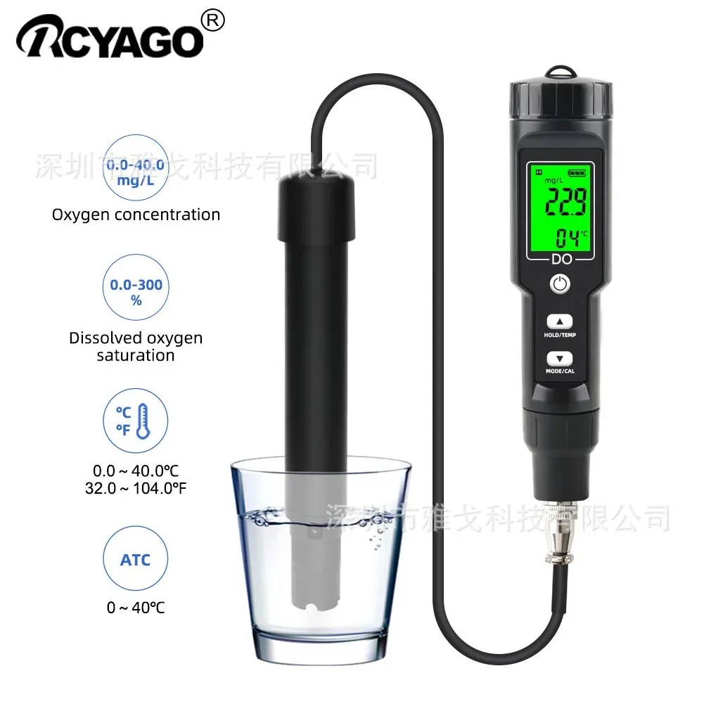 DO9100 Aquaculture Pond Dissolved Oxygen Water Quality Analyzer Concentration Control Dissolved Oxygen Detector