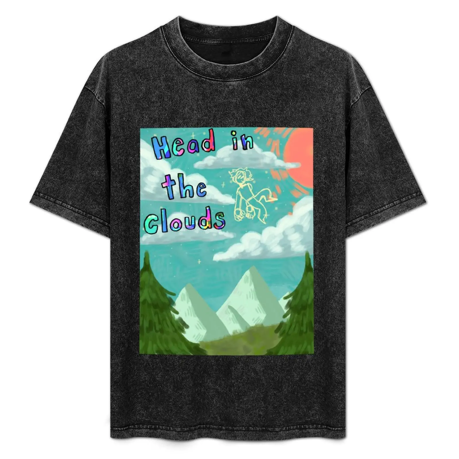 Head in the clouds T-Shirt man clothes man t shirt cheap stuff t shirts men