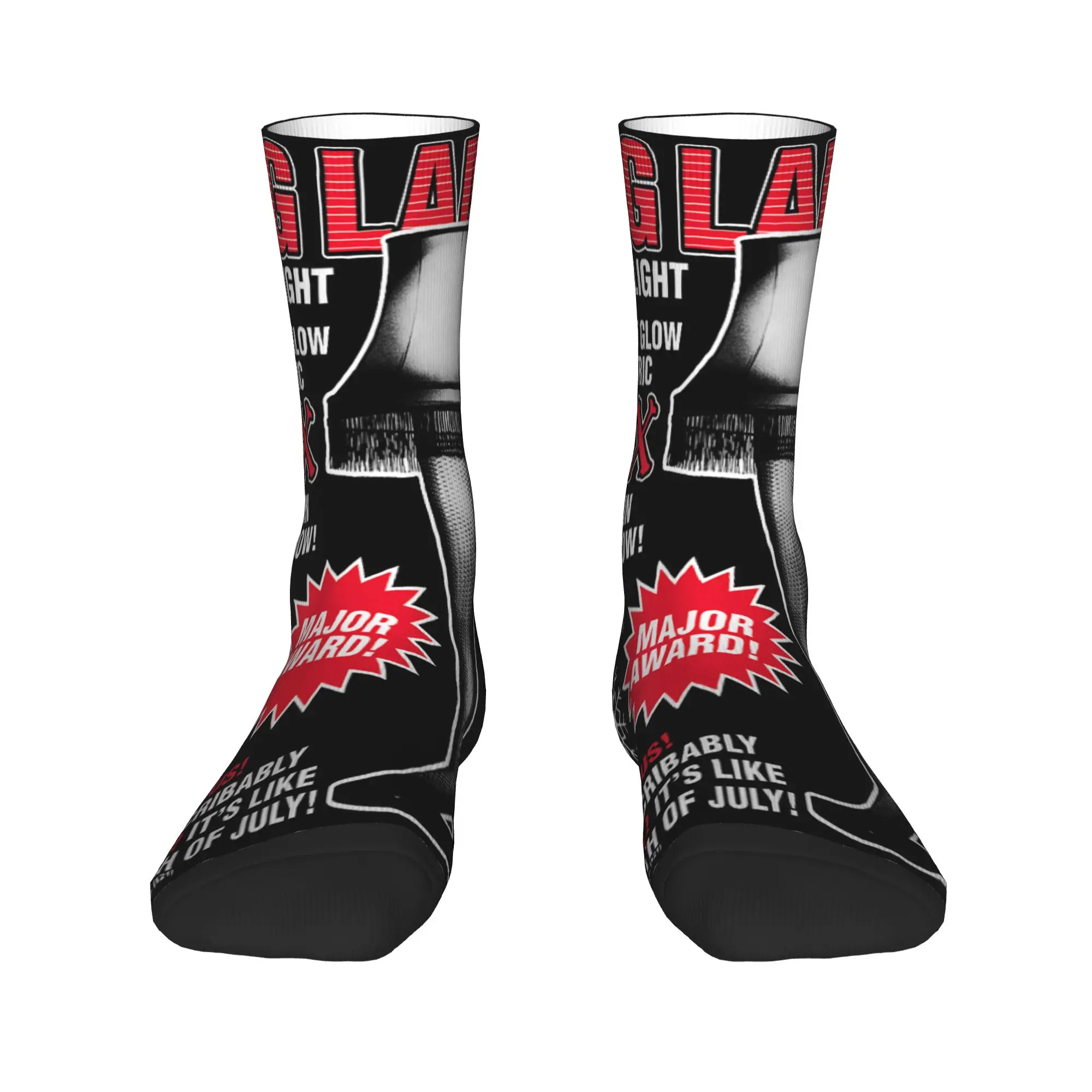 قصة عيد الميلاد الساق مصباح الإعلان مضحك عطلة الجوارب جوارب مضحكة الشتاء عدم الانزلاق الرجال الجوارب الجوارب الناعمة #2