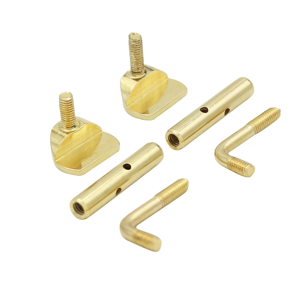 Violine Kinnhalter Klemme Kinnhalter Schrauben Hohe Qualität Saiteninstrument Zubehör 3/4 4/4 Violine Musik Werkzeuge Teile – Detail 6