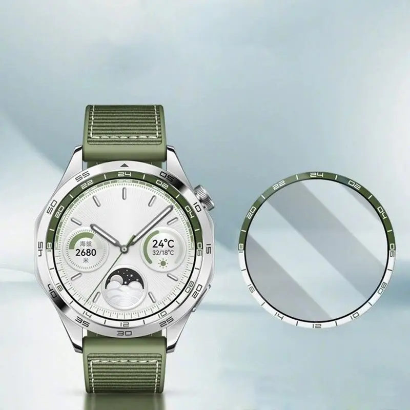 ฟิล์มป้องกัน3D สำหรับสมาร์ทวอท์ช GT4 46มม. อุปกรณ์ป้องกันหน้าจอนาฬิกาอัจฉริยะ HD กันแผ่นฟิล์มกันรอยอุปกรณ์อุปกรณ์ป้องกันฝาครอบแบบเต็มรูปแบบ