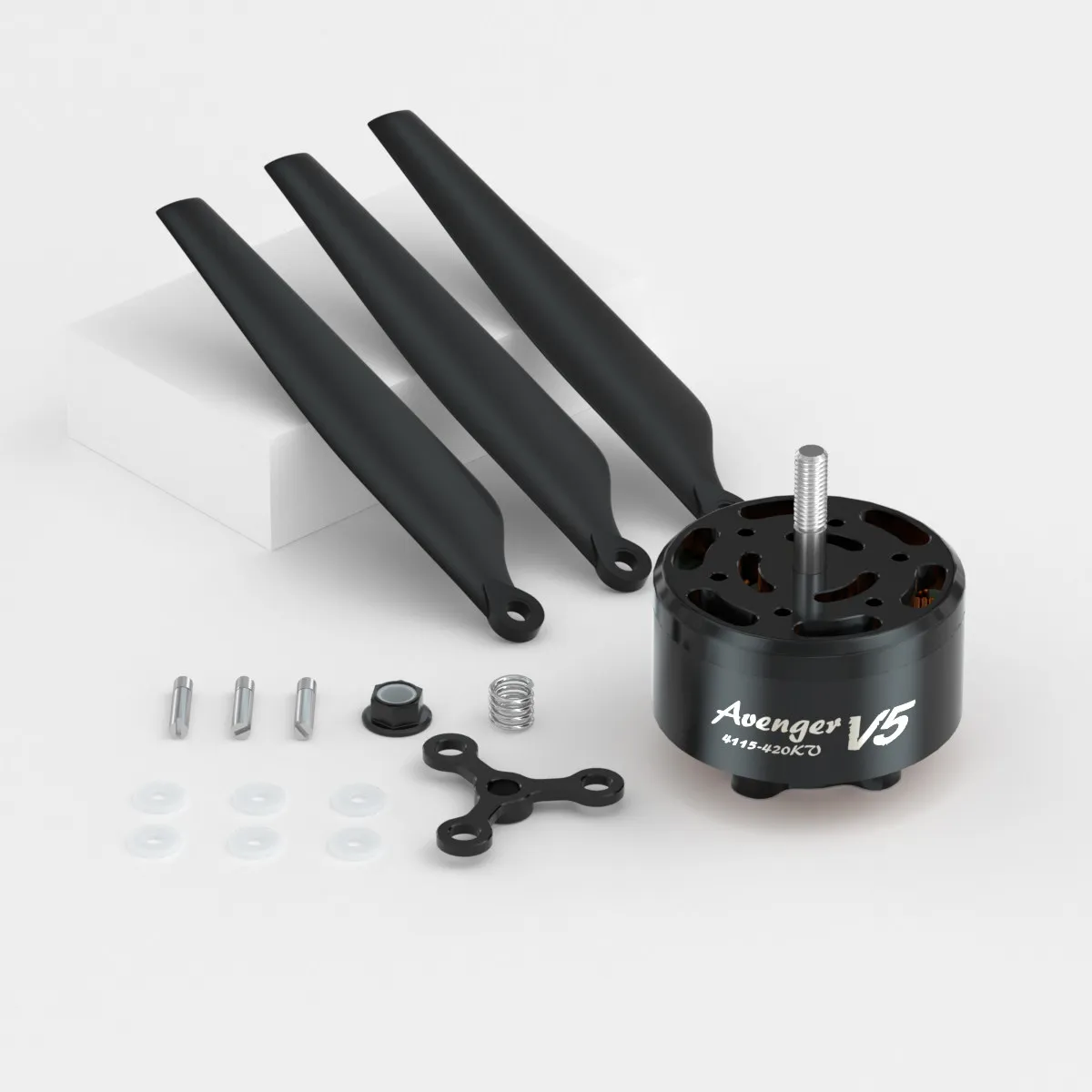 BrotherHobby Avenger 4115 V5 370KV Motor for CineLifter Heavy-Lift FPV Drone, 6-8S Brushless Motor with Folding Propeller