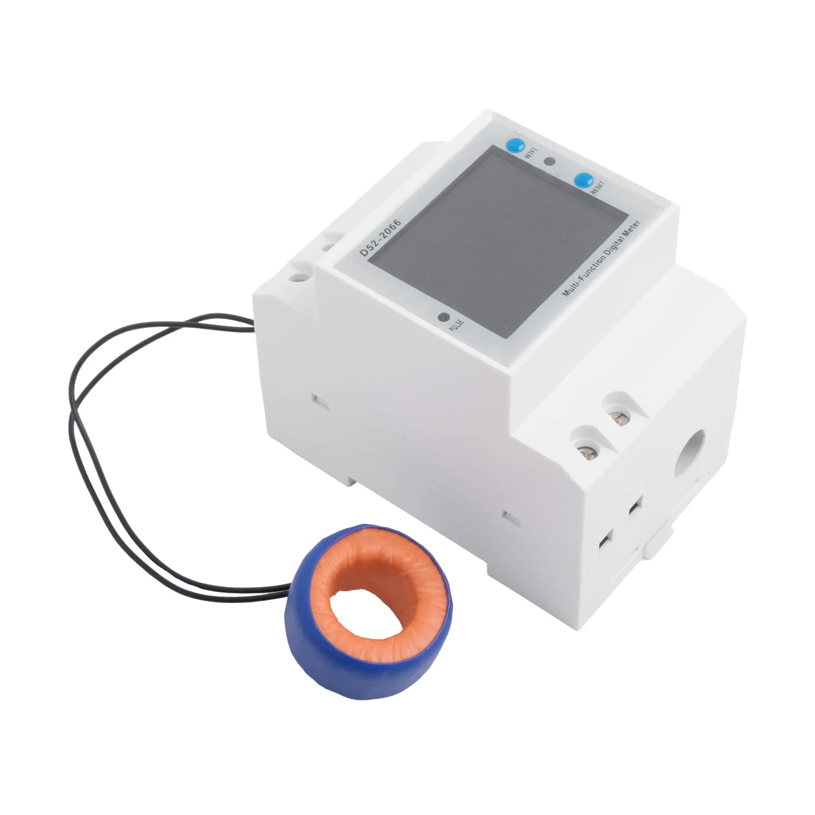 

Умный цифровой счетчик электроэнергии Wi-Fi с ЖК-дисплеем для пульта дистанционного управления на DIN-рейку через управление через приложение Tuya, управление энергией, сделанное легко