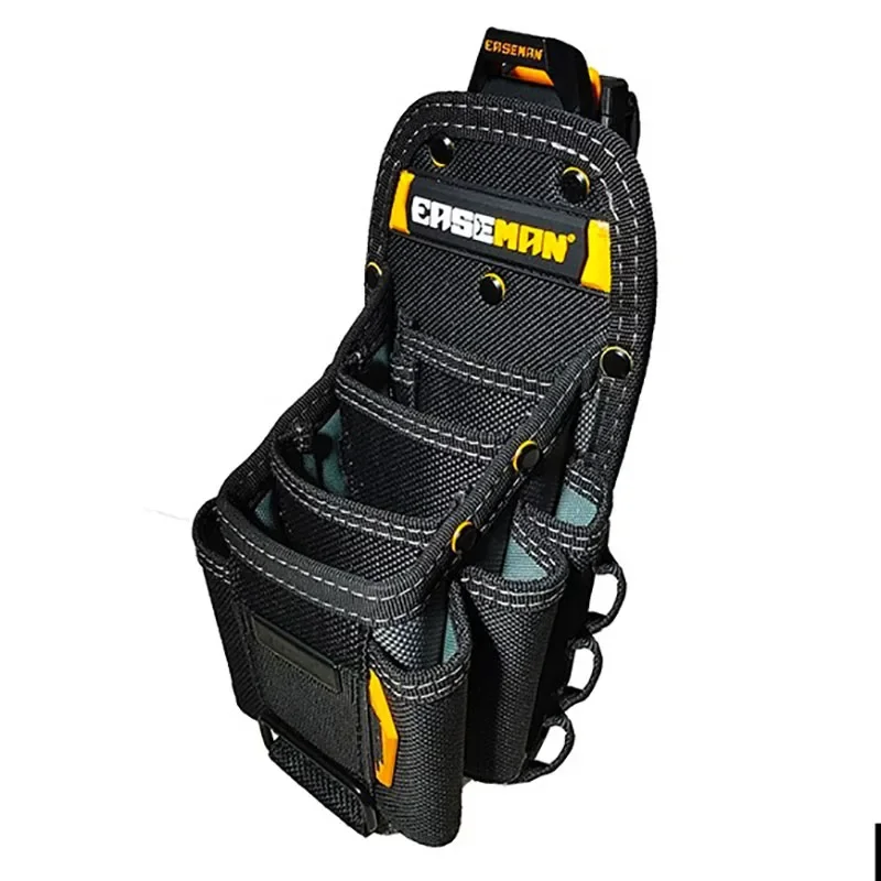 

Сумка для инструментов электрика из холщовой ткани, усиленная поясная сумка, многофункциональный чехол, портативный быстросъемный органайзер для столярных инструментов и аксессуаров