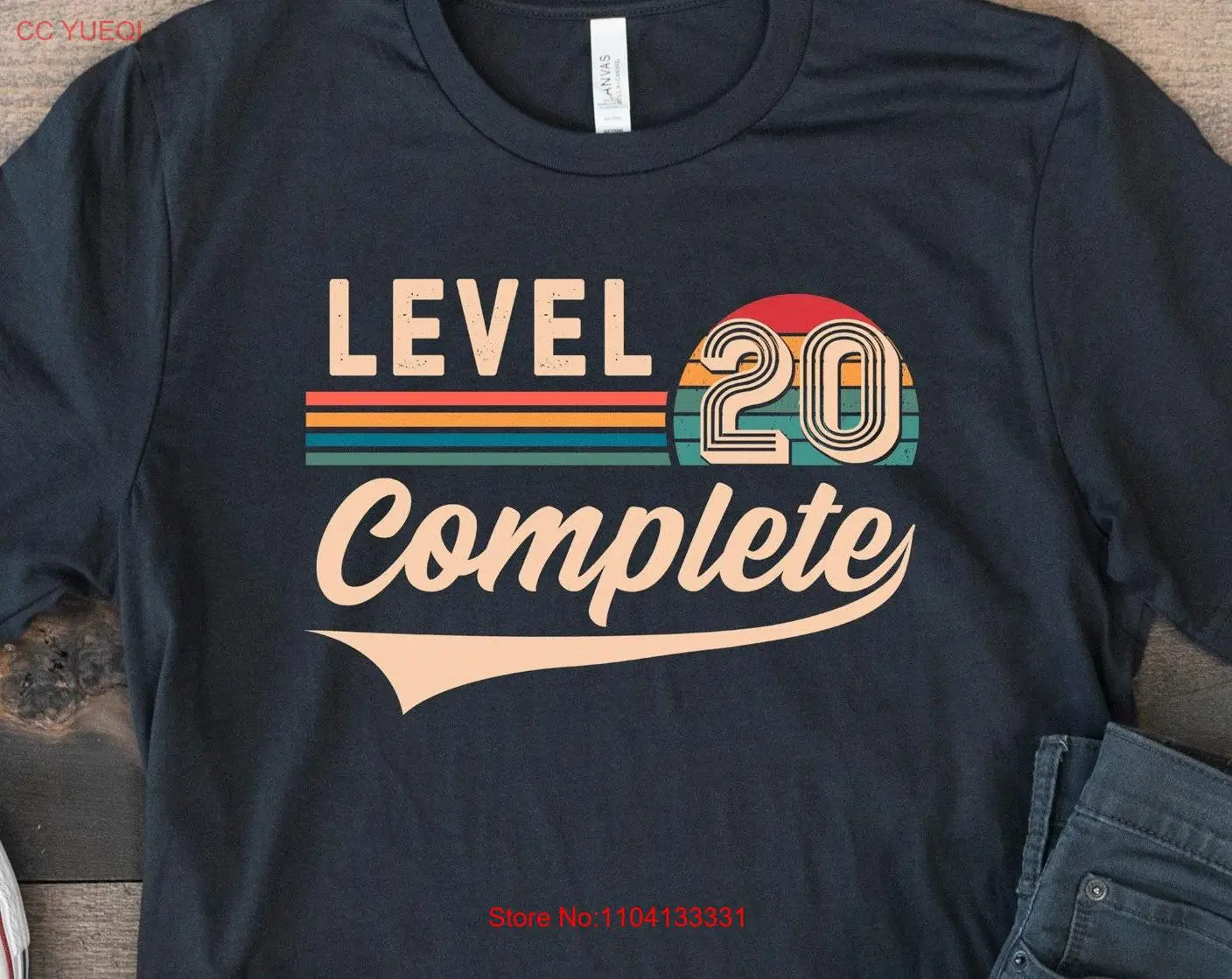 

Полная футболка уровня 20, годовщина свадьбы, мужа с длинными или короткими рукавами