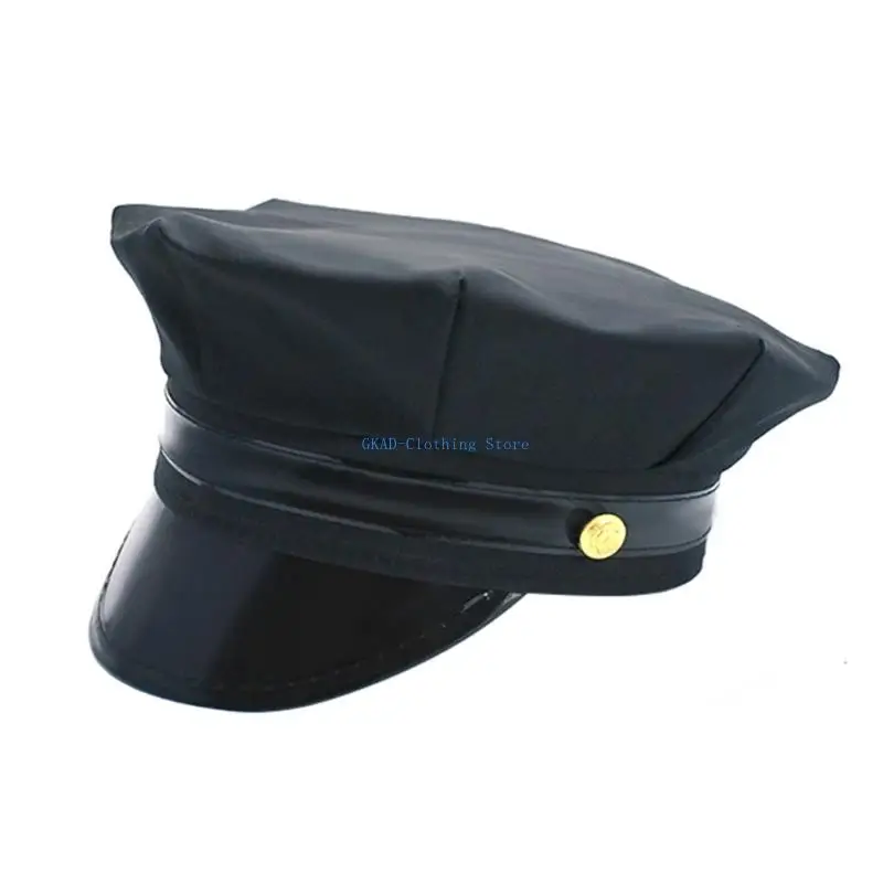 

N0PE Premium Polyester Plat Top Hat с дышащими дизайнерскими костюмами, необходимыми для косплея взрослых и тематических