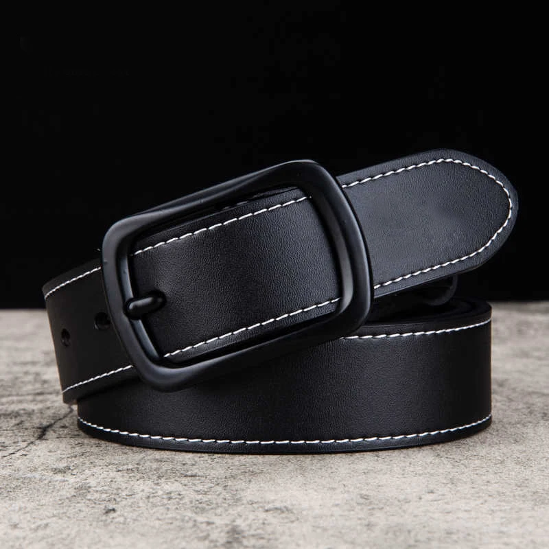 

Mens belts, Head layer cowhide Needle buckle belt, cowhide pants with belt, Jeans belt pairing Fashion and leisure