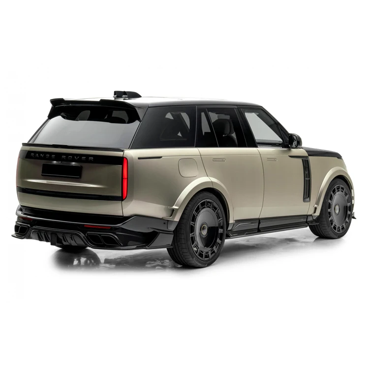 MSY Type Dry Carbon Fiber Wide Body Kit For Land Rover Range Rover 2022 Engine Bonnet Hood Rear Spoiler Roof Spoiler