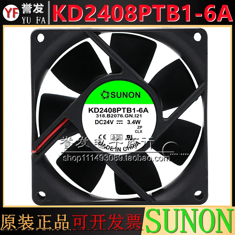 NIEUWE ORIGINELE 3.72 W 24 V 24 V 3.4 W 8025 80x80x25mm KOELVENTILATOR RADIATOR