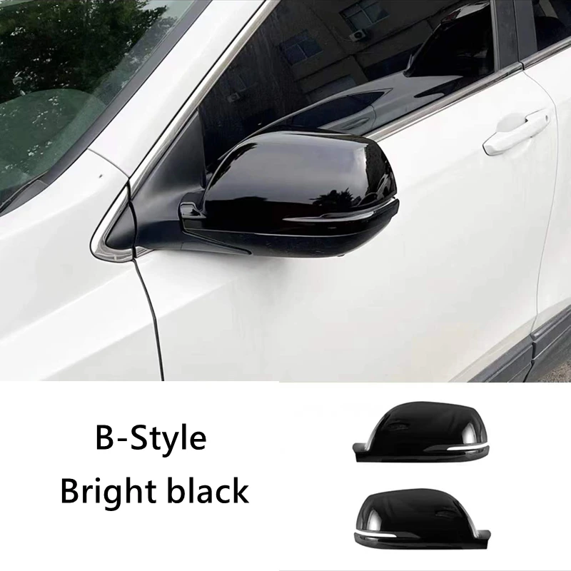 2pcs/set ABS Carbon Fiber Style Side Door Wing Rearview Mirror Cover Trim For Honda CRV CR-V 2017 2018 2019 2020 2021