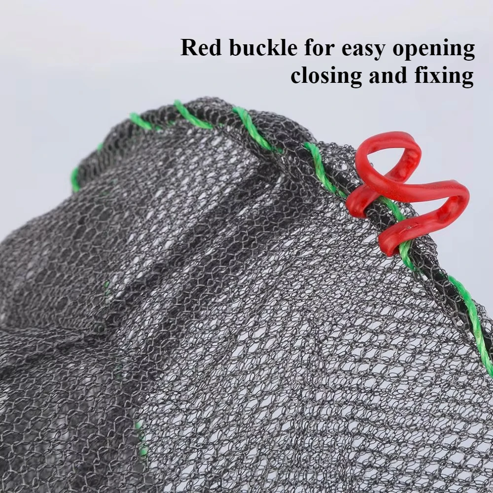 مطوية الصيد الطعم فخ قفص نمط الصيد صافي ترقية مساحة كبيرة ل ثعبان البحر الجمبري الروبيان لايف الطعم ثعبان البحر كراب جراد صافي 2 الحجم