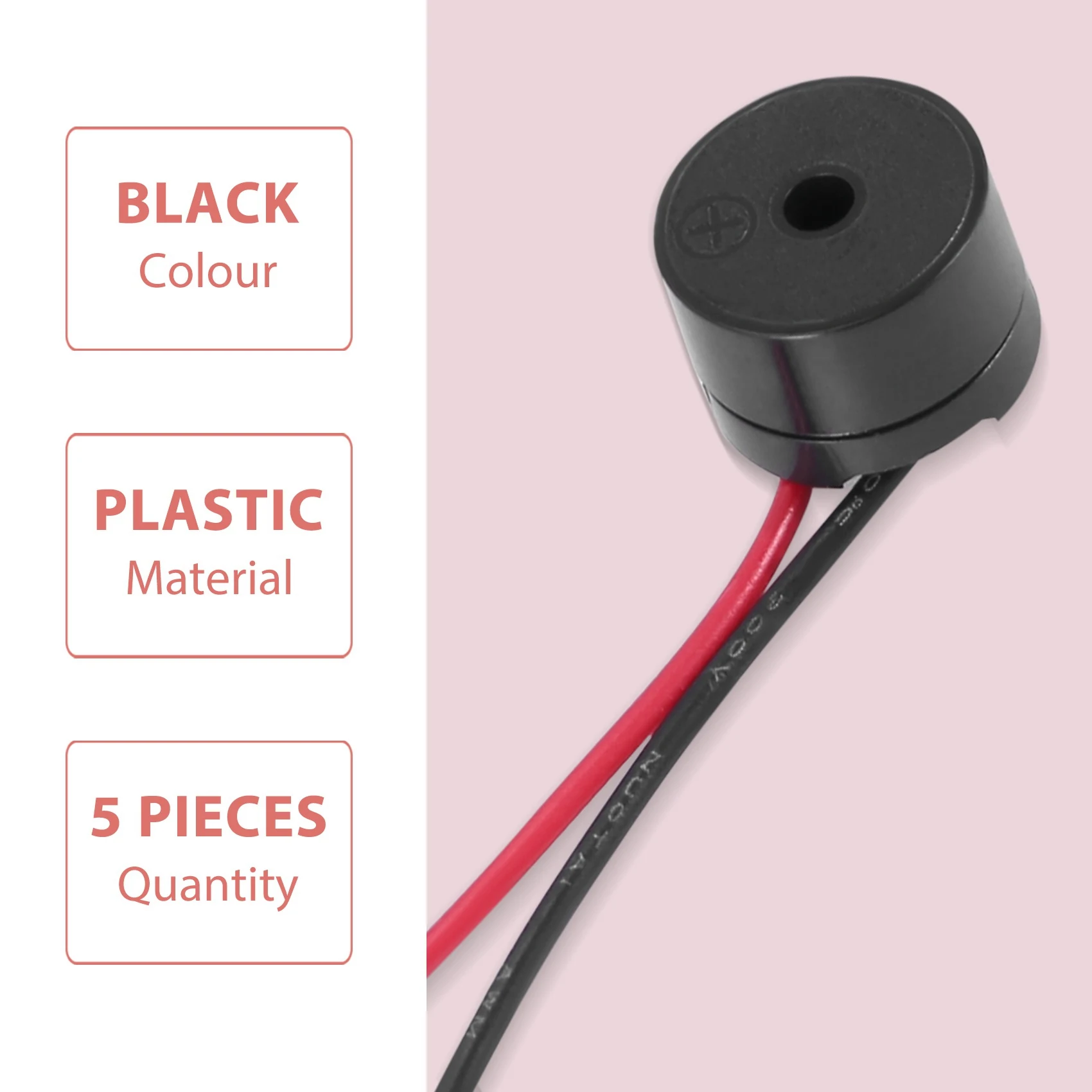 Buzzer interne de haut-parleur de carte mère d'ordinateur PC, bip pour la réparation d'ordinateur, 5 pièces