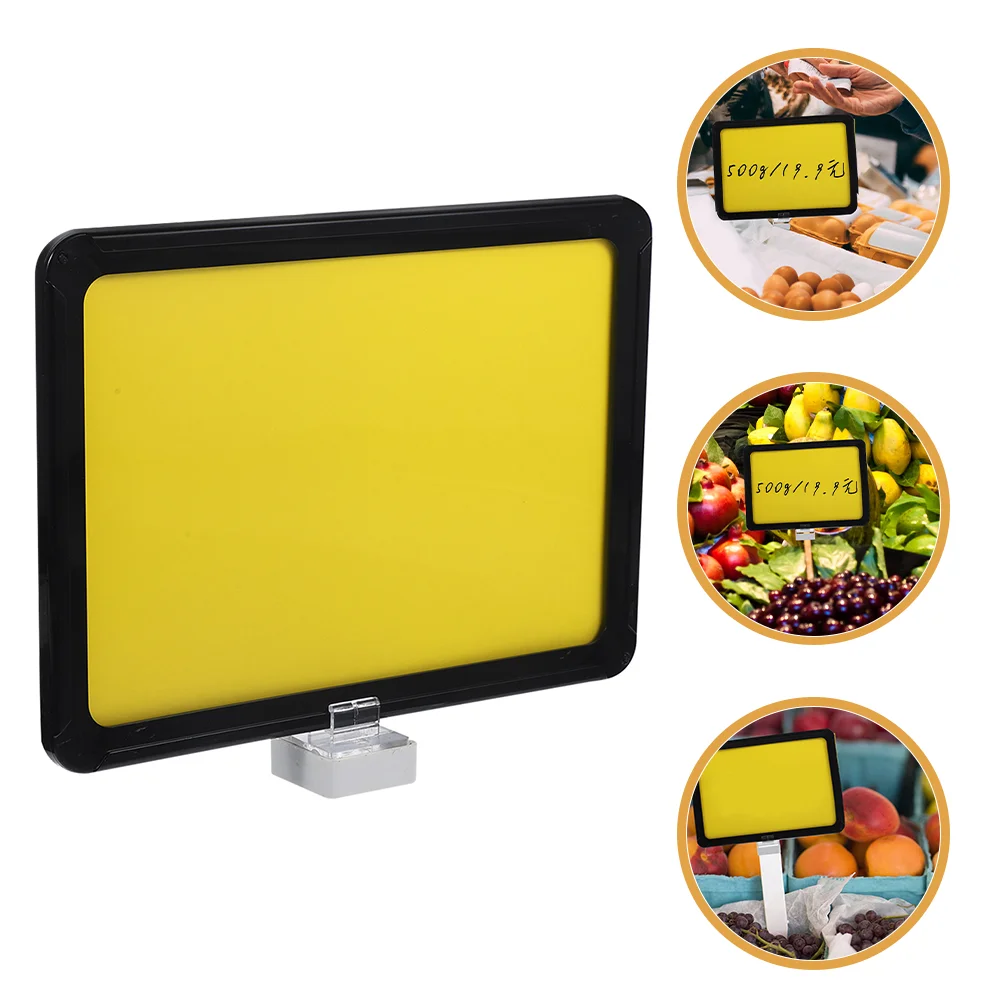 Signage Multi-Function Price Tag, Poster Stand, Retail Store Labels, Merchandise Holders, Rack Shelf