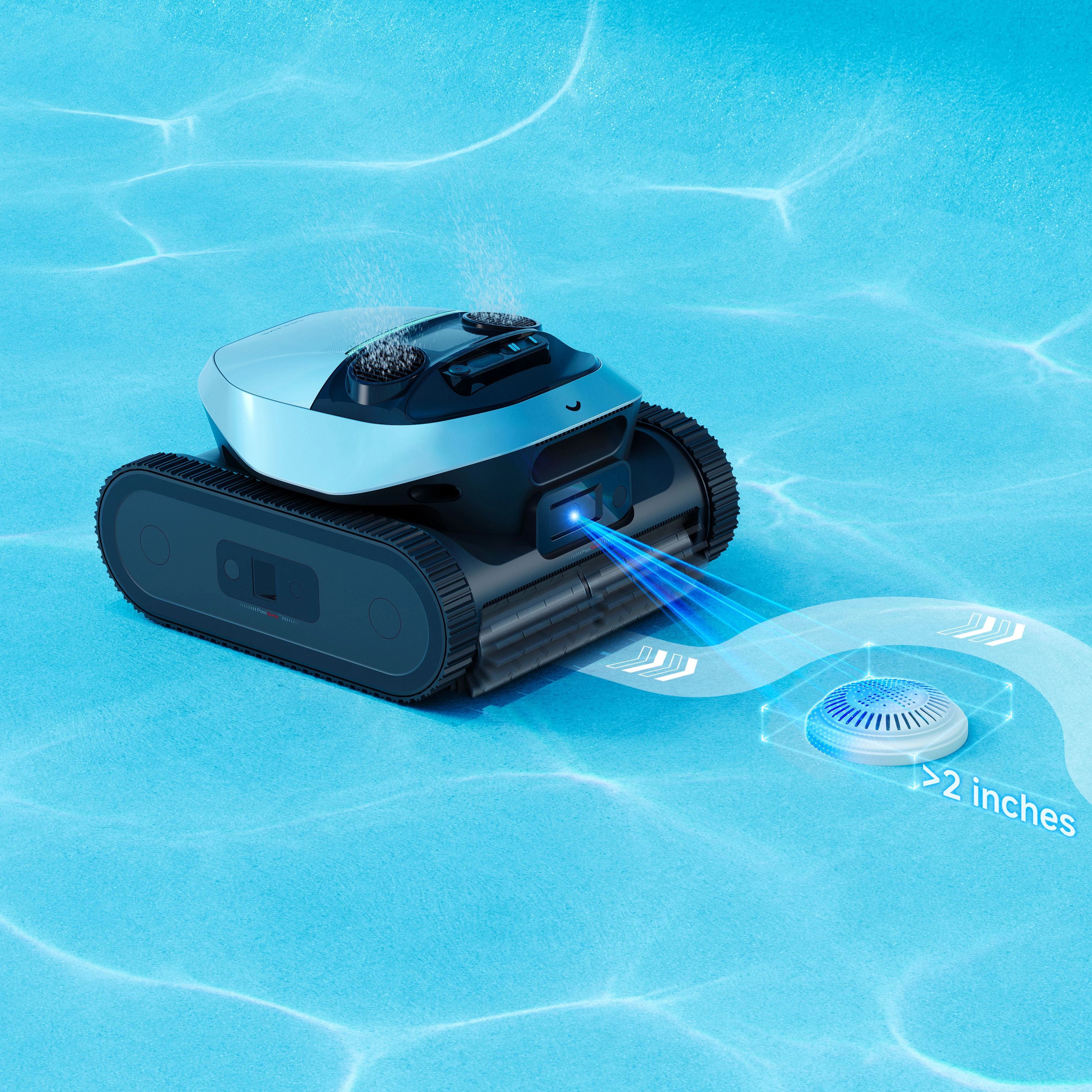 Dreame Z1Pro Intelligent Wireless Pool Cleaner 8000GPH Efficient Automatic Dirt Suction Robot with Full Coverage Remote Control