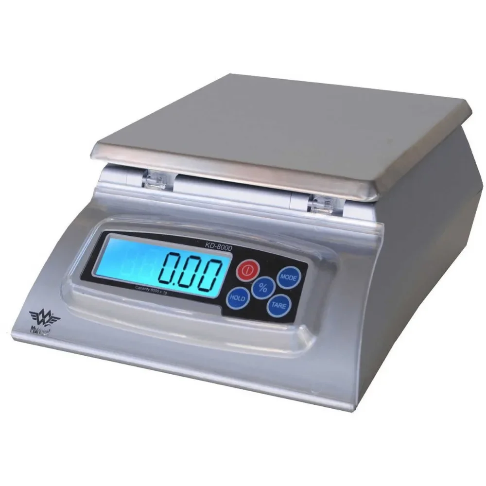 My Weigh KD-8000 Digital Food Scale, Stainless Steel, Silver