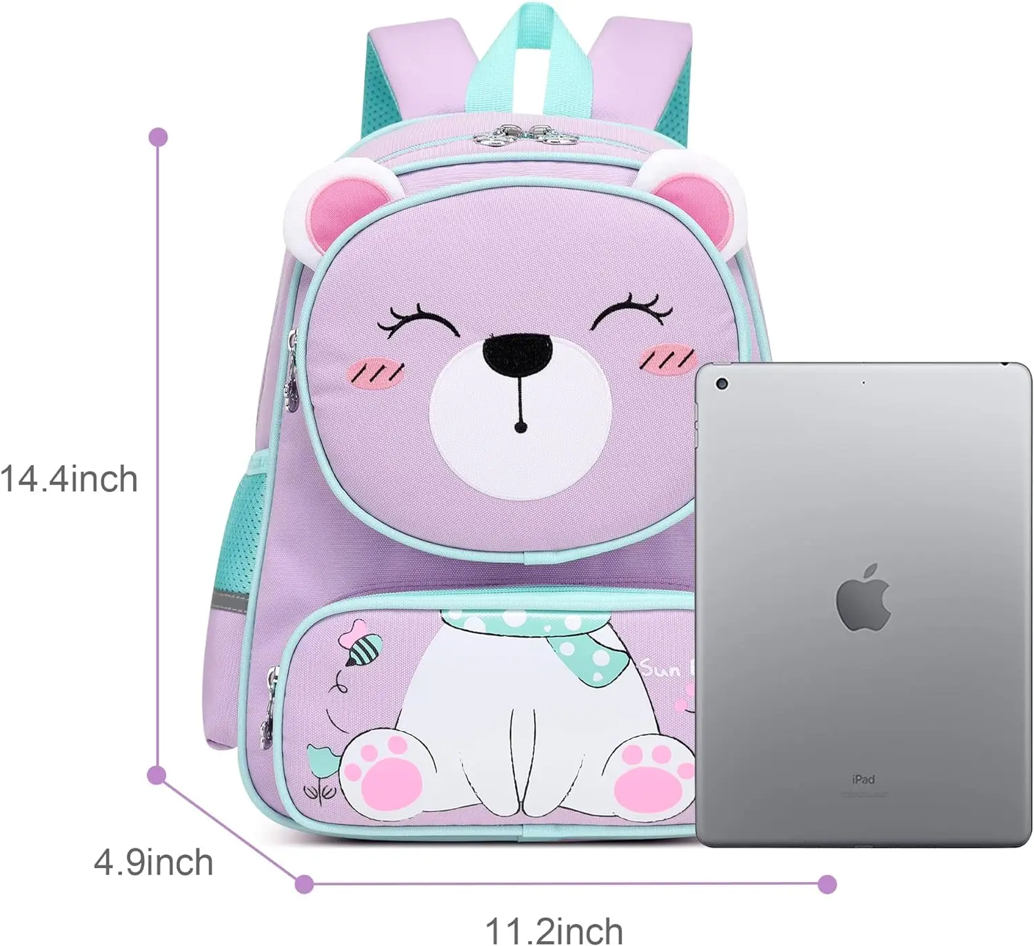 Hot Kindergarten Backpacks 14inch Cartoon Preschool Backpack  Cute School Bags Kid Gift