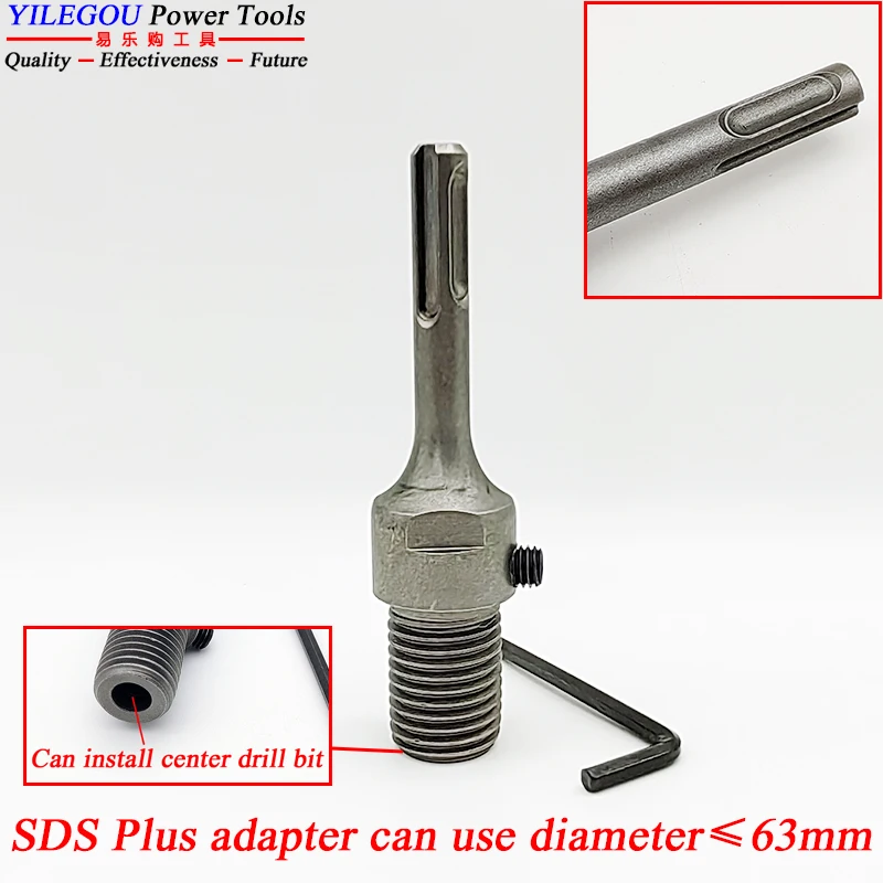 M22x2.5 Adapter Of Diamond Drill Bit. SDS-Plus Adapter Of Electric Hammer Use For Diamond Core Drill Bit. Electric Drill Adapter