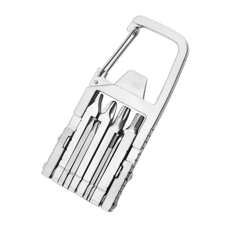 Mountaineering Buckle Keychain Clip, Anti-loss Keychain and Quick Release Backpack buckle/Hook Strap Multitool for men and women