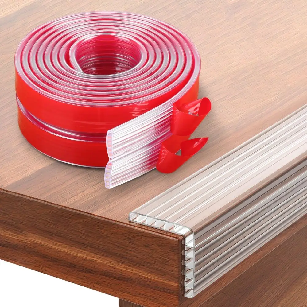 

Professional Anti Collision Corner Guard Strip PVC Self Adhesive Airbag Furniture Bumper Kids Safety Soft Table Edge Protector