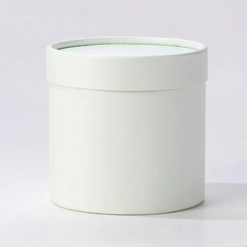 97QD Flower Box Round Cardboard Gift Boxes Wedding Party Rose Flower Packaging Decorations Valentine Day Gifts Supplies