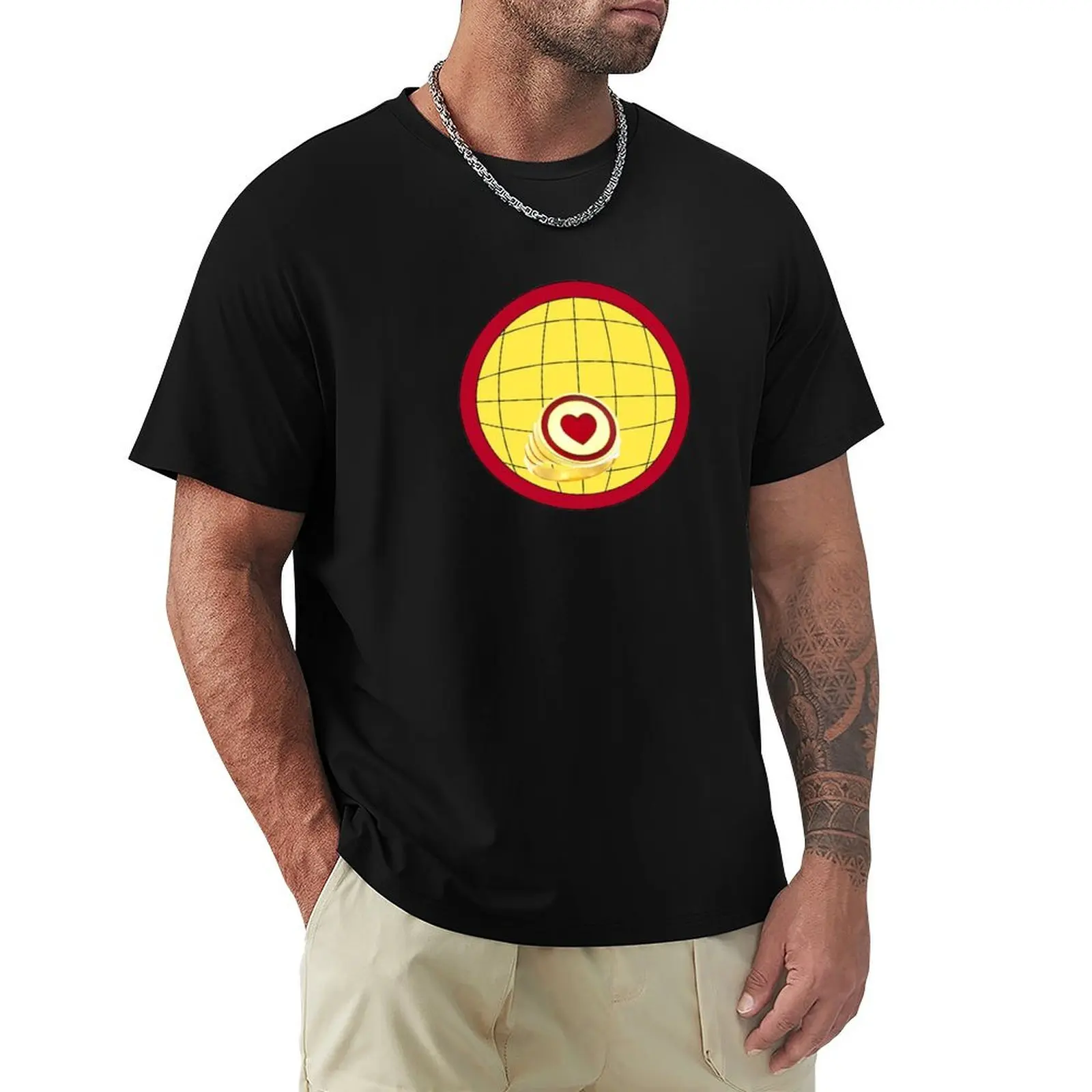 Captain Planet Heart Planeteer Shirt T-Shirt Cool Feeling Summer Tee Shirt