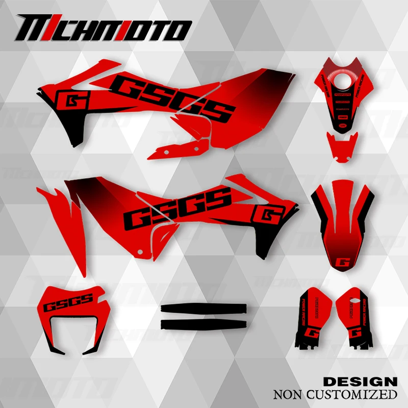 

MCHMFG New Style Graphics Decals Stickers Kits For GASGAS SM 700 ES 700 2022 2023 2024