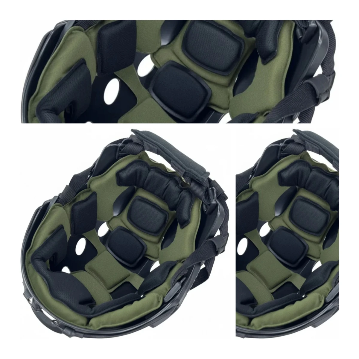 

Universal Tactical Helmet Memory Foam Pad Set – Protective Cushion Inserts For FAST/MICH/ACH/USMC/PASGT Helmets Best Seller、