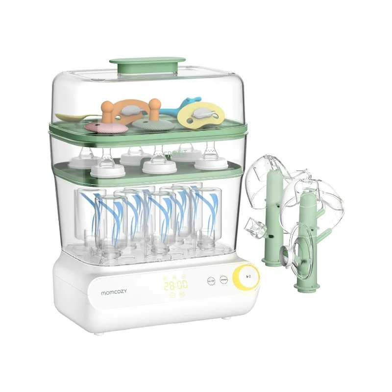 

3 Layers Large Bottle Sterilizer and Dryer, Fast Sterilize and Dry, Universal Bottle Sterilizer for Breast Pump Accessories