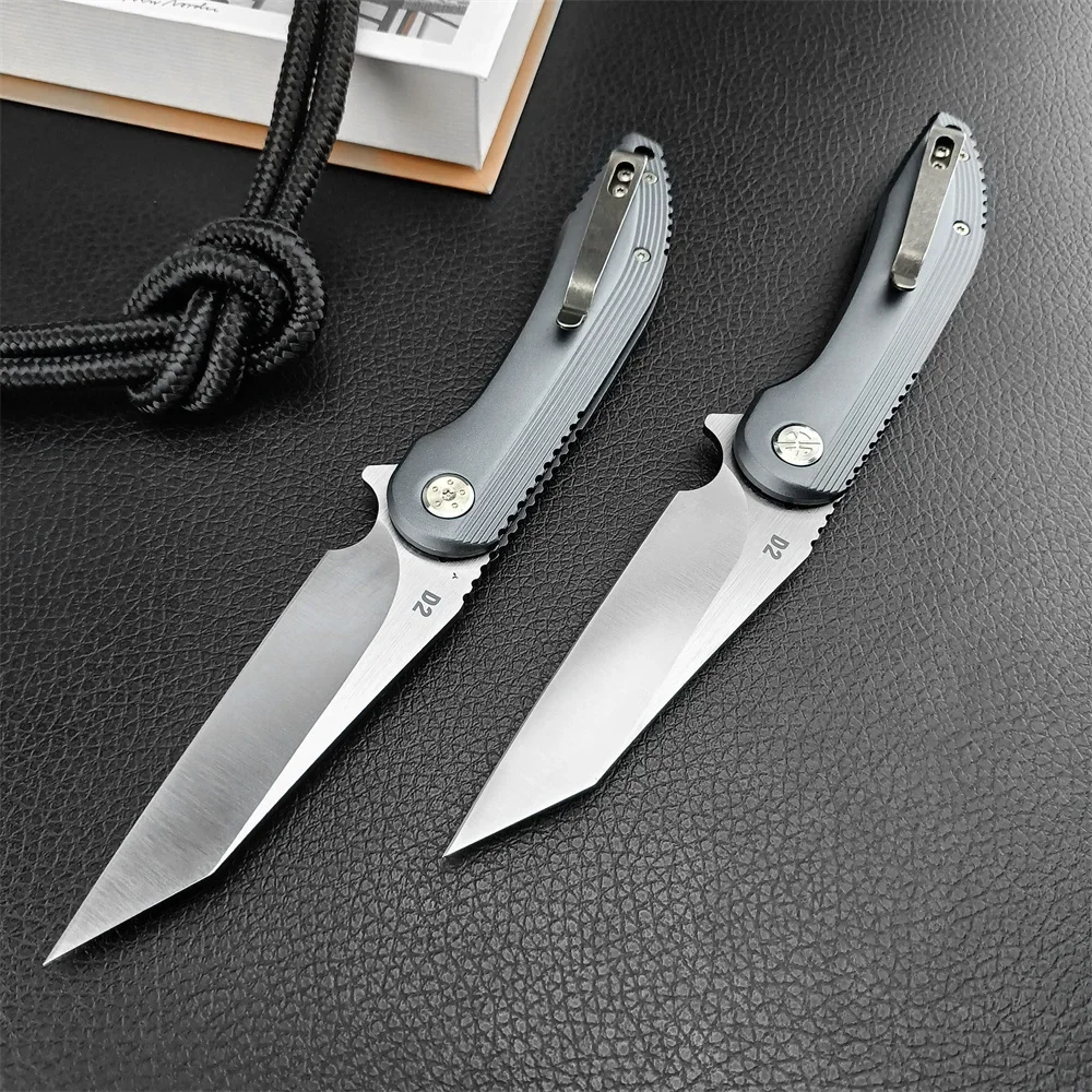 Boker Magnum D2 Bearing Hunting Pocket Folding Knife 440C Blade Aluminum Alloy Handles Outdoor Tactical Camping EDC Multi Tool