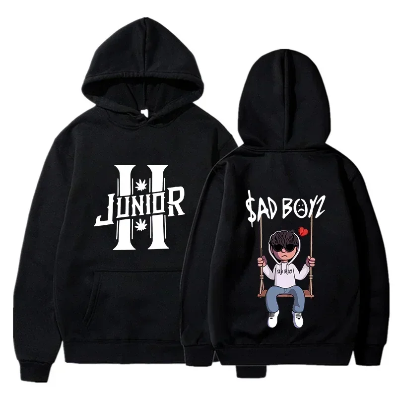 

Spring Men's Hoodies Junior H Sad Boys Harajuku Girls Hip Hop Pullover Fancy Music Gift Casual Loose Comfortable Sweatshirt