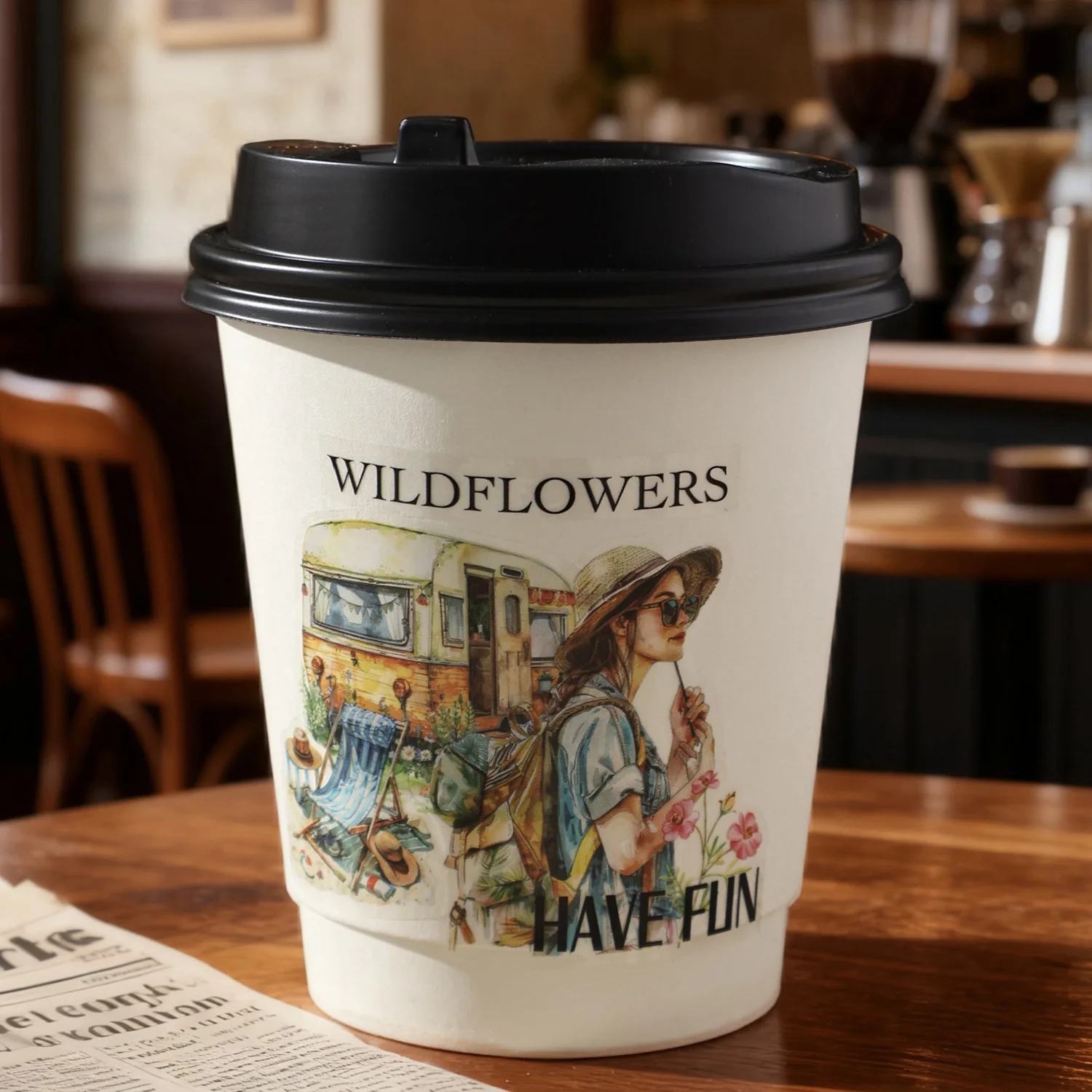 The World Collect Stamps Series Vintage Reise Charakter Landschaft PET Aufkleber Kreatives DIY Journal Material Collage Briefpapier