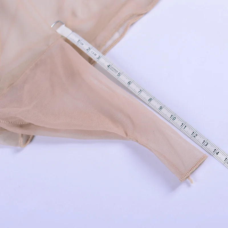 Sexy Invisible Underwear for Men Sheer Thong Ultrathin See Through Penile Sleeve Briefs Couple Exotic Bar Sissy Gay Large Size