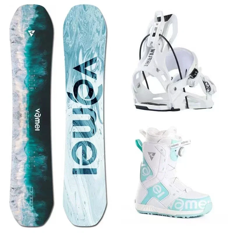 Snowboard ski set all-round snowboard Double Camber Snowboard ski shoe set